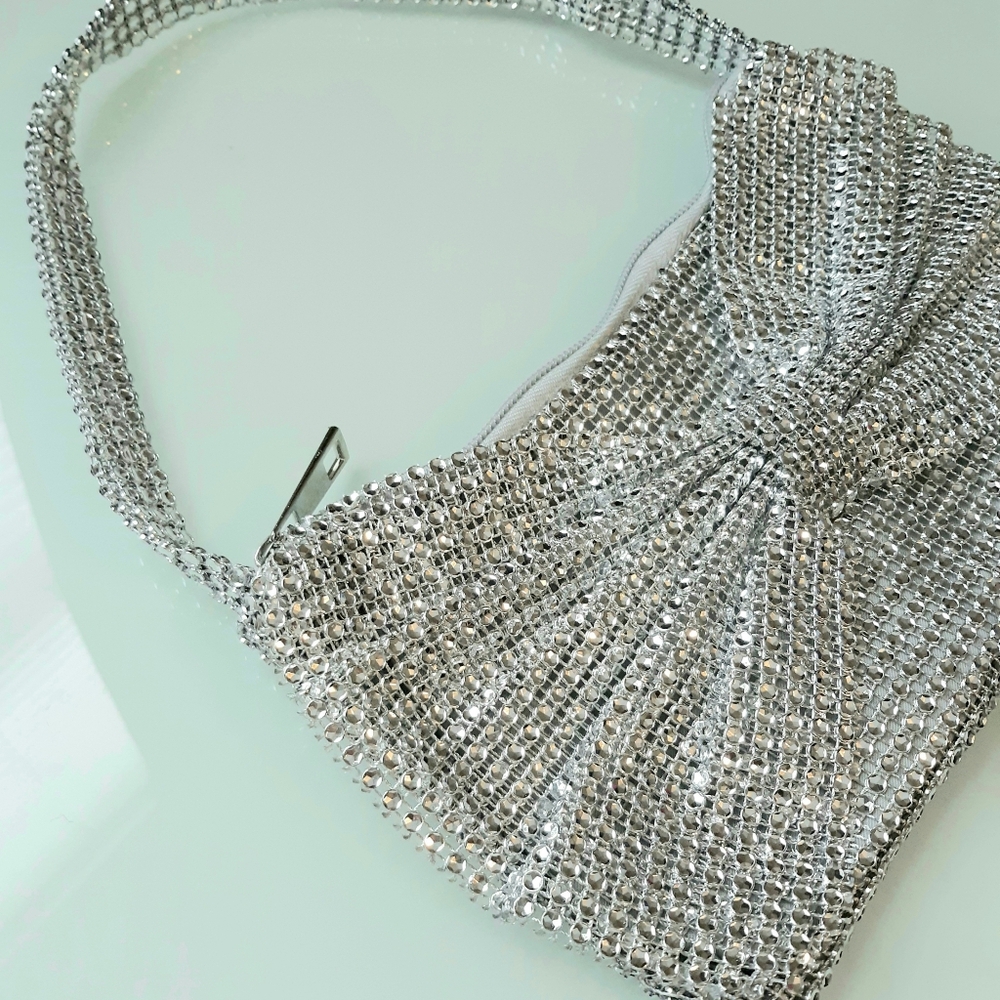 NWT Rhinestone Bow Mini Bag - Picture 3 of 8